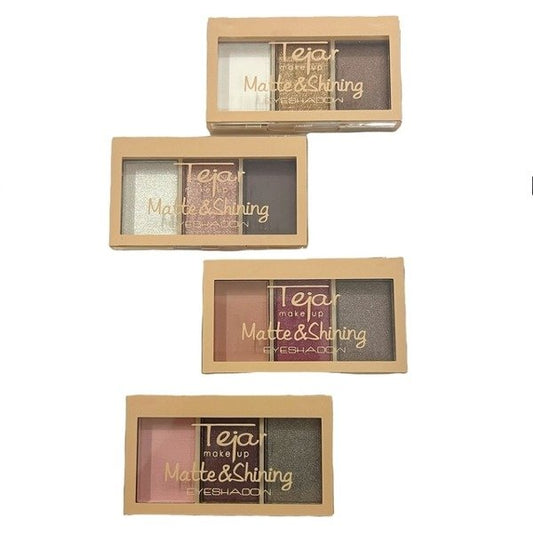 Paleta chica de sombras para ojos 3 tonos Tejar