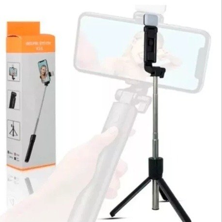 Palito Selfie Con Trípode Y Luz Blanca Para Celular R1S
