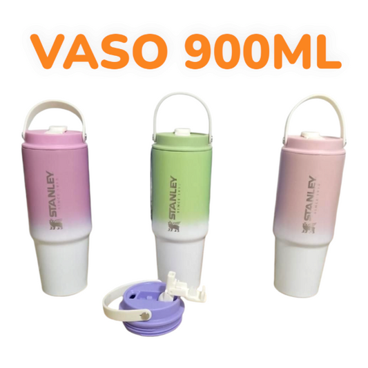 Vaso Térmico Acero Inoxidable 900ML Con Manija Stanley EP-G041