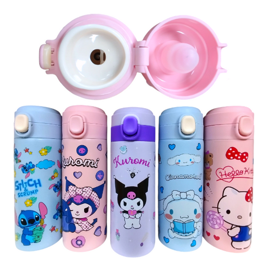 Botella Termica Acero Inoxidable 450ML Diseño Infantil 304