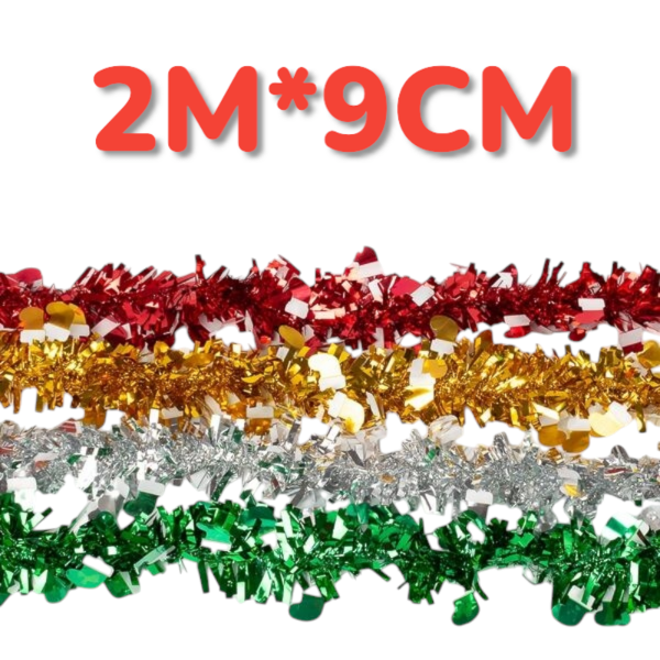 10 Unidades De Boas Guirnalda Navideña Para Ambiente Colores