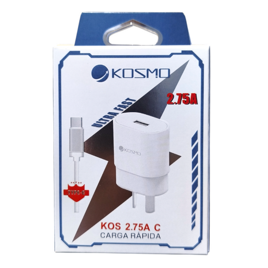 Cargador Completo 2.75A TipoC Kosmo 5