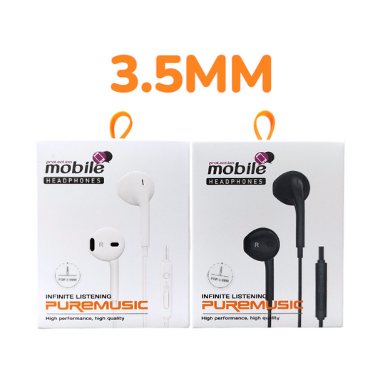 Auricular Con Cable 3.5MM Mano Libre Mobile 2