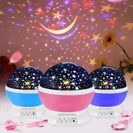 Proyector Estrellas Esfera Giratorio Multicolor 23