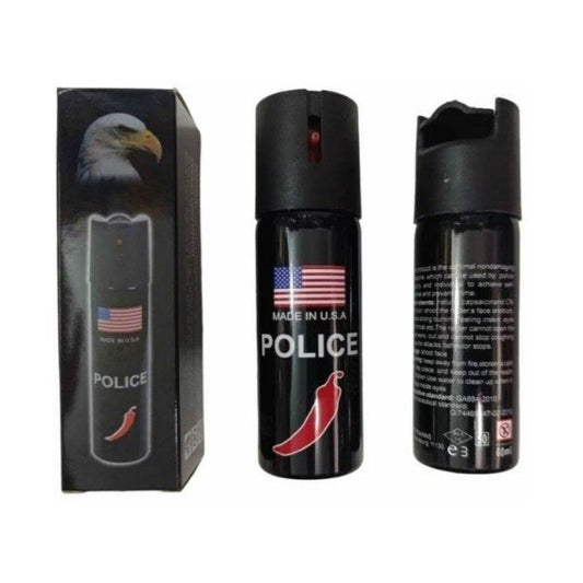 Pimienta Gas 60ML Police Seguridad Defensa USA 98