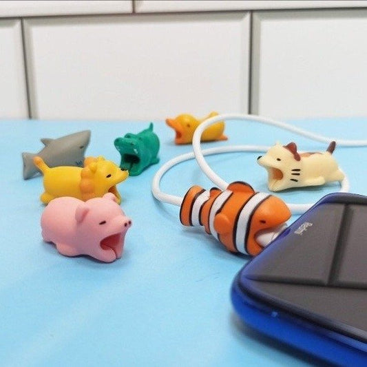 Set de 10 Comecables Diseño Animal Protector De Cable