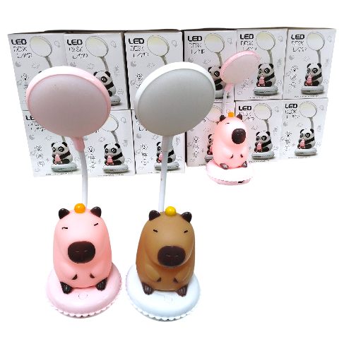 Lampara Velador Recargable USB Capibara Muñeco 34