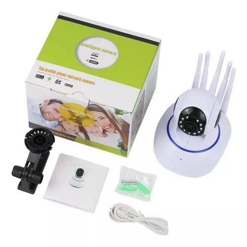 Cámara De Seguridad Para Interior 360 Giratorio Control Celular A1