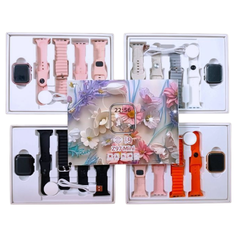 Set De Reloj Smart Watch Con 4 Malla 56