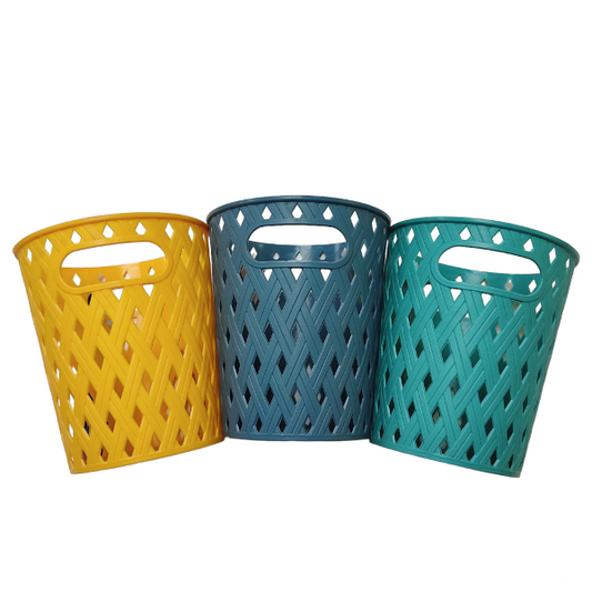Tacho canasto organizador de plástico 16cm altura