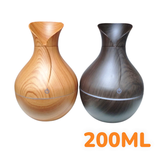 Humidificador De Ambiente 200ML Con Luz Enchufe USB ExxtraTech EX0018