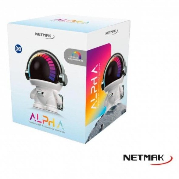 Parlante Inalámbrico Bluetooth Recargable USB Robot Btritmica NM-ALPHA
