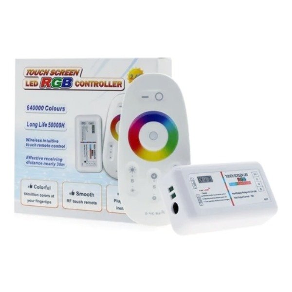Control Remoto RGB Touch 2.4A Para Tira Led O Luminarias C-770