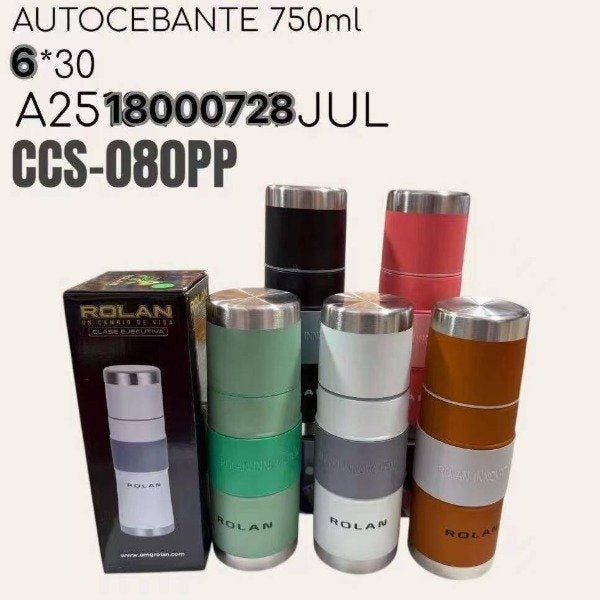 Matelisto Autocebante Acero Inoxidable 750ML Rolan CCS-080PP
