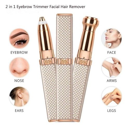Depiladora Facial Femenina Eléctrica 2en1 Diamante Recargables USB HX-207
