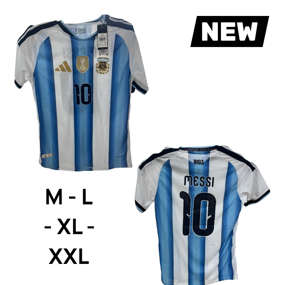 Camiseta Titular Selección Argentina 26 3 Estrellas (M-L-XL-XXL) MODELO 01