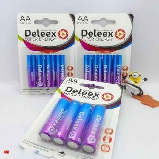 Pack De 4 Pilas AA Deleex R6P 1.5V