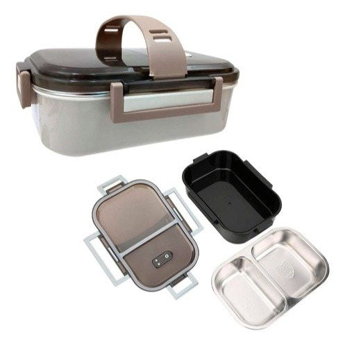 Lonchera 700ML Para Comida Térmica Vianda Escolar Portátil Aluminio S0374