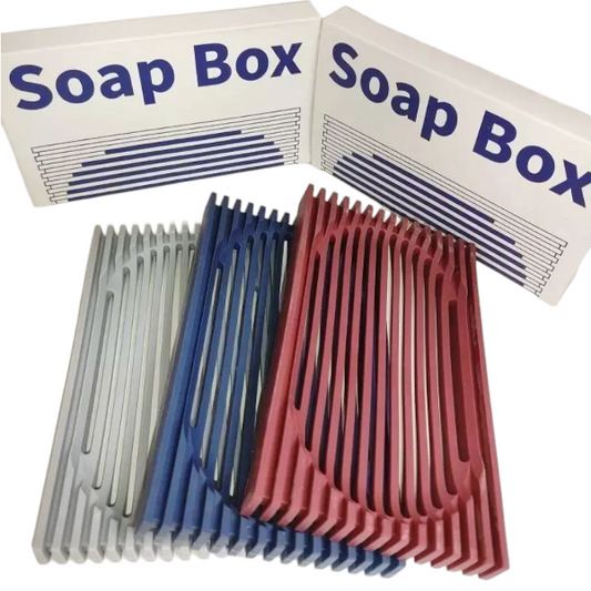 Jabonera De Silicona Cuadrada 3 Colores