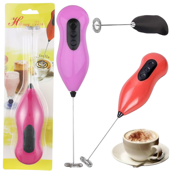 Batidora Eléctrica Para Café Leche Líquido A Pilas F-018-C