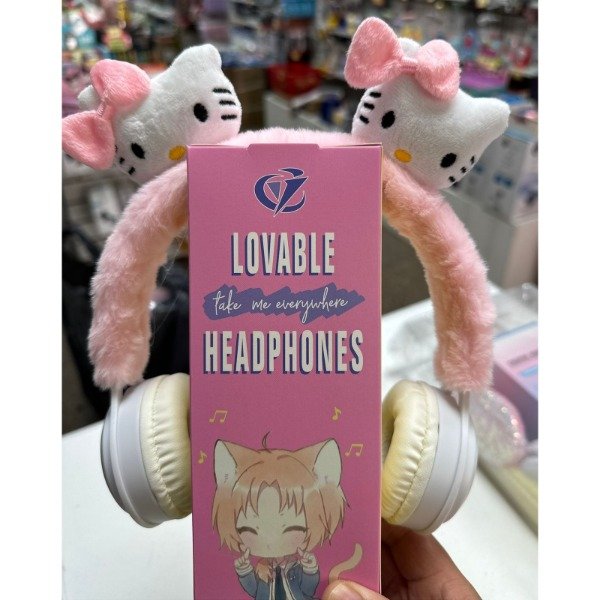 Auricular Inalámbrico Vincha Bluetooth Kitty Infantil QL-417