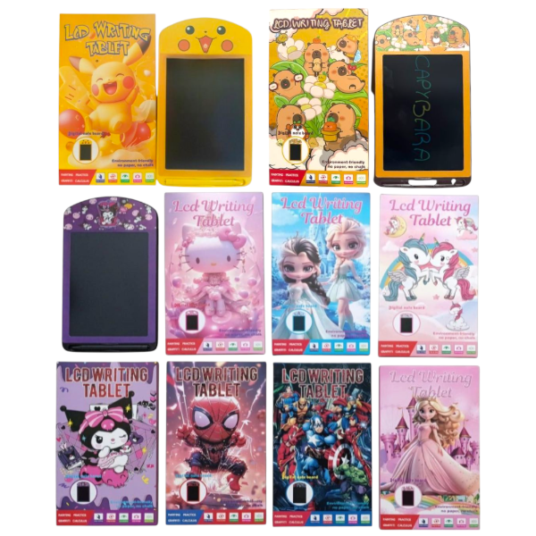 Pizarra Mágica Tablet 8.5 Pulgadas Multicolor LCD Diseño Personaje WZ-81 92