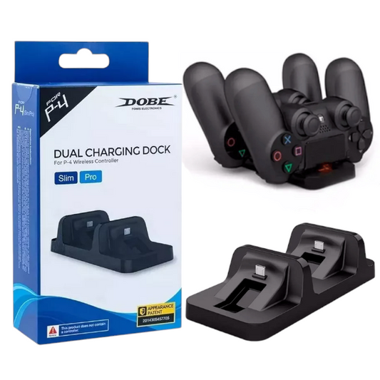 Base Soporte Cargador Para Doble Joystick P4