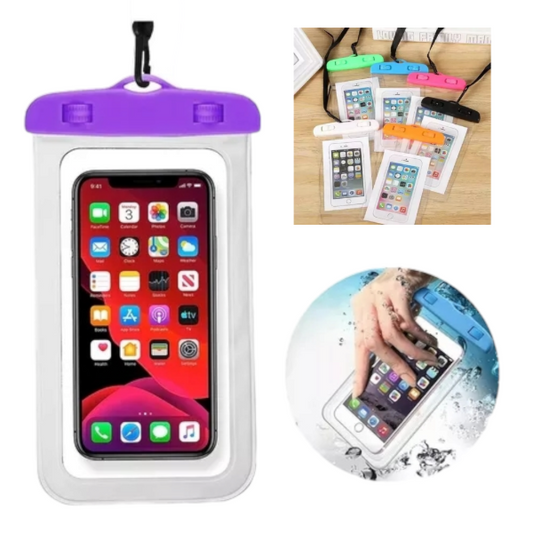Bolsa De Celular Protectora Agua Funda Sumergible Con Correa 9001