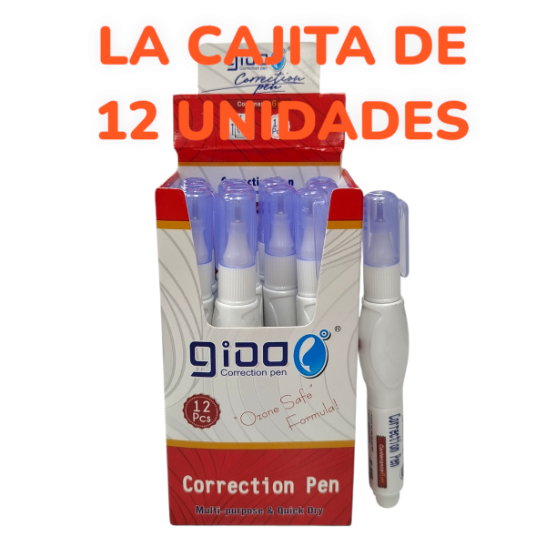 Corrector Líquido Liquid Paper Escolar LIB7083