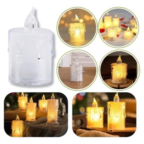 Vela Led 7CM Cálida Decorativa Efecto A Pila Redonda 4956185