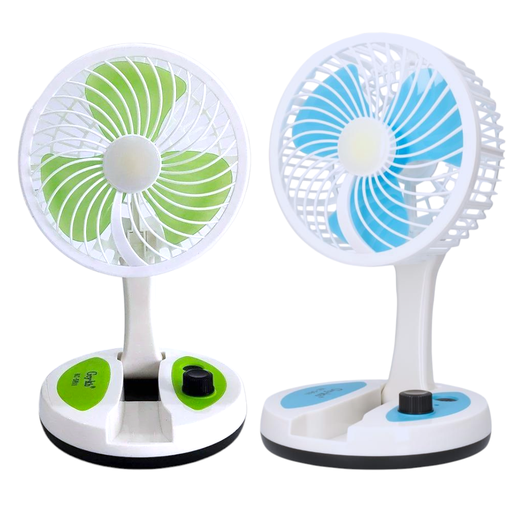 Ventilador Plegable Portátil Recargable USB De Mesa Color Liso F-006