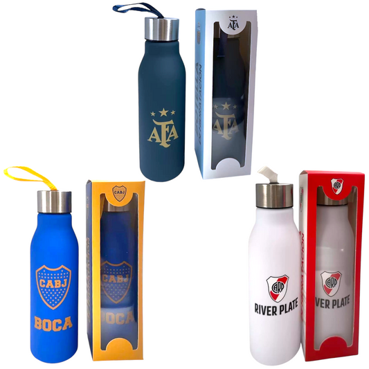 Botella Plástica 600ML Diseño Club Futbol YF-820