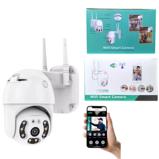 Cámara De Seguridad Para Exterior 360 Giratorio Control Celular A3