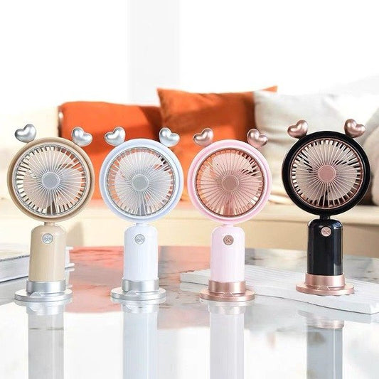 Ventilador De Mano Portátil Recargable USB Con Soporte De Celular YS-2321