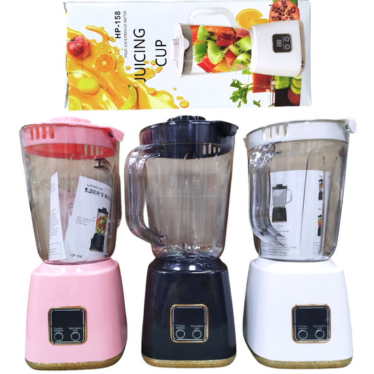 Licuadora Portatil Recargable USB Con 8 Cuchillas 750ML HP-158