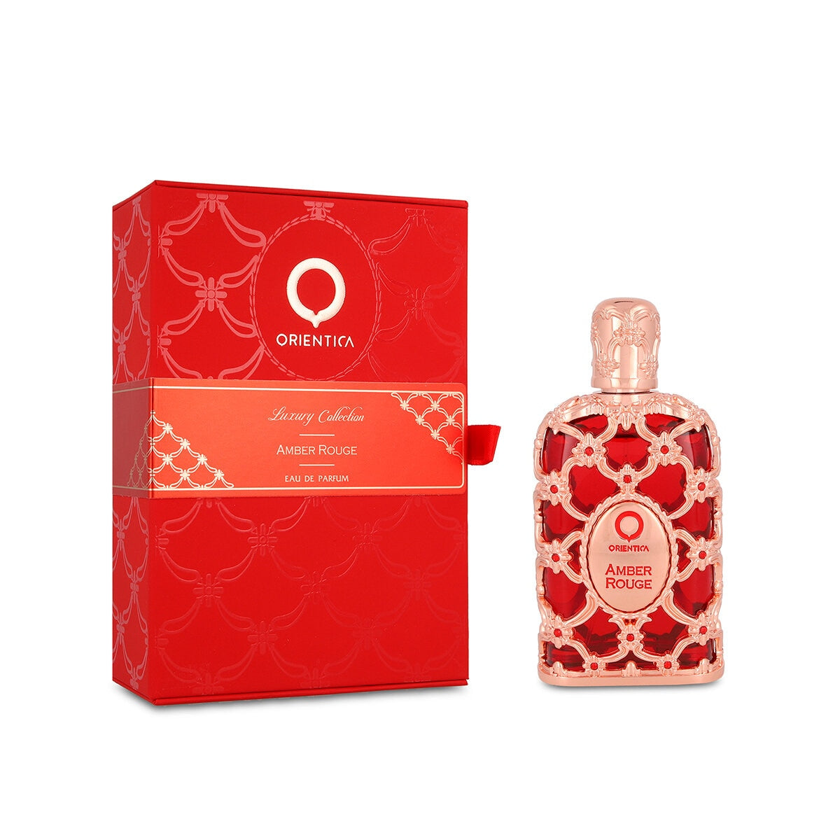 Perfume Premium 80ML Orientica Amber Rouge Gold Rosa Metal 1513