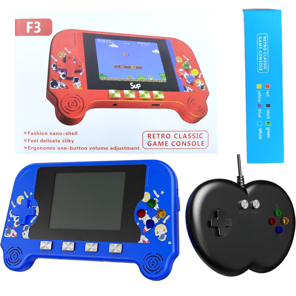 Consola De Juegos SUP 500in1 Recargabe USB Con Joystick F3