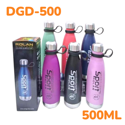 Botella Termica Deportiva Acero 500ML Rolan DGD-500G