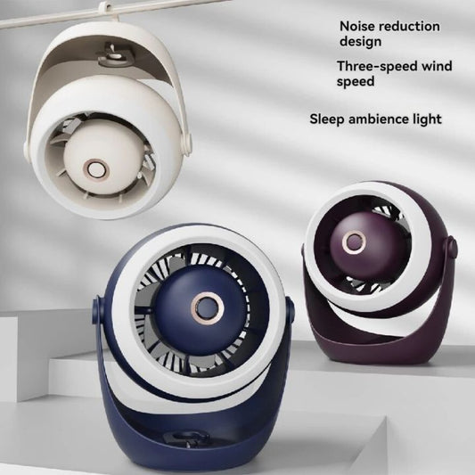 Ventilador Portátil Recargable USB Colgante Turbo Fan MLS6107