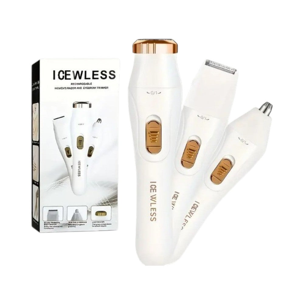 Set De Depilador Electrico 3 en 1 Recargable USB HMM-25136