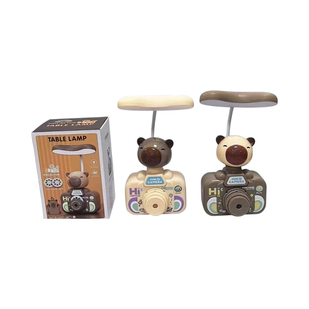 Lampara Velador Con Diseño De Camara Capibara Recargable USB 5106