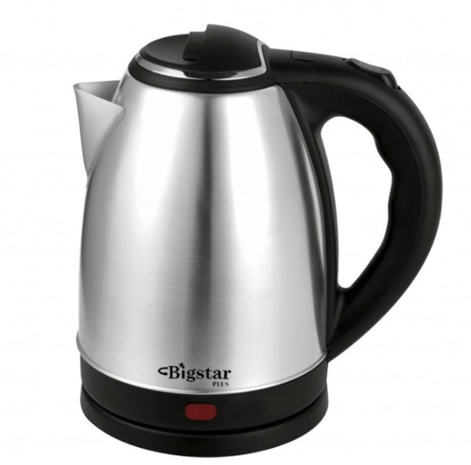 Pava Eléctrica Big Star 1150 Acero Inoxidable 2L Gris Corte Automático 1452