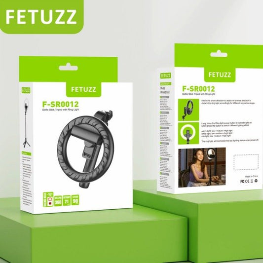 Palo Selfie Con Trípode Y Aro De Luz Para Celular Gira 360 90CM SR0012