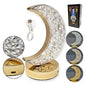 Lampara Velador Recargable USB Cristal Luna 31