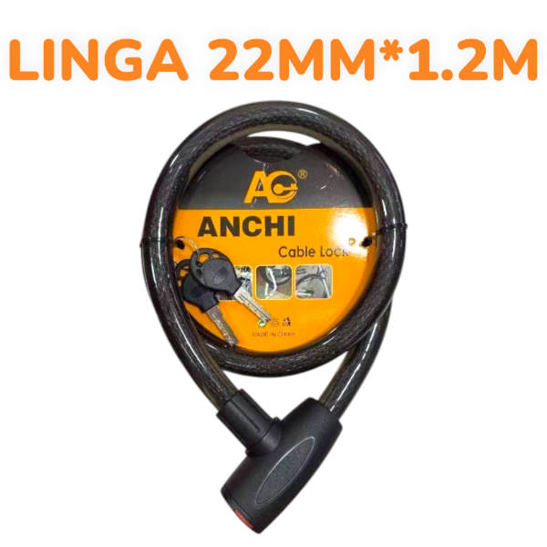 Linga De Acero 1.2M Reforzada Moto Bicicleta 312