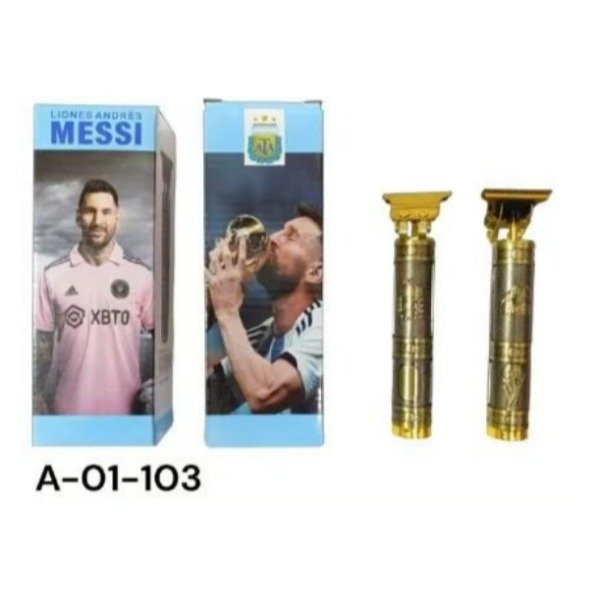 Cortadora De Pelo Afeitadora Metal Diseño Messi AFA 01-103