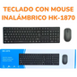 Teclado Inalámbrico Con Mouse A Pilas 2.4G HK-1870
