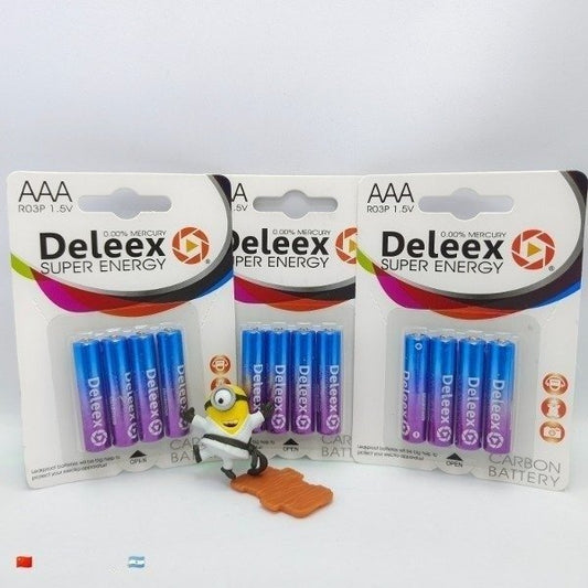 Pack De 4 Pilas AAA Deleex R03P 1.5V
