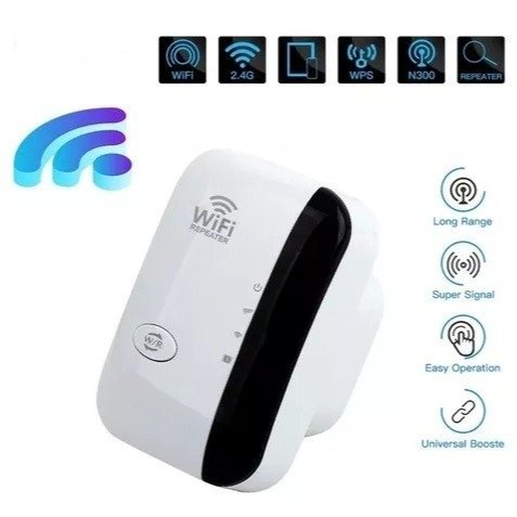 Repetidor Adaptador WiFi Para Ambiente 300Mbps 60
