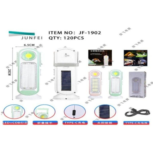 Luz Emergencia Recargable USB O Solar 34